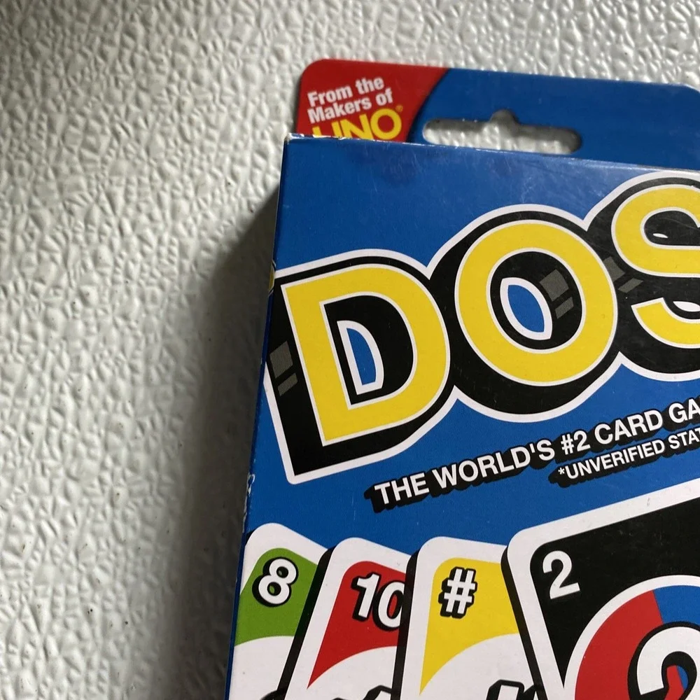 Mattel‎ DOS Card Game Unisex OS Multicolor Good Sealed Decks Family Fun